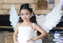 Gia Tuệ – Á quân Black Pearl Nexttop Model Kids 2025 “Hóa Thiên Thần” Tại Chương Trình “Grand Opening & The New Spring Gala”